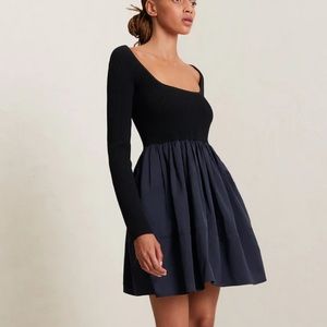 ALC Long Sleeve Dress Navy Blue